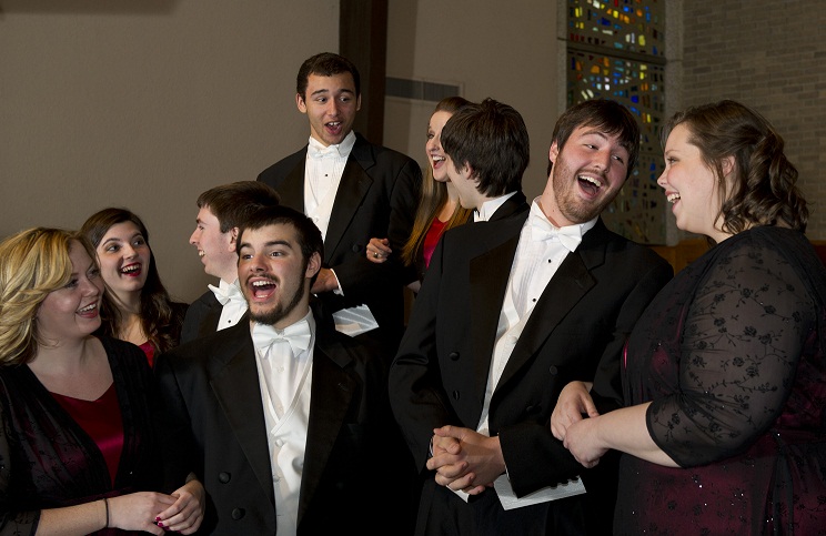 Candid Madrigal Singers Photo