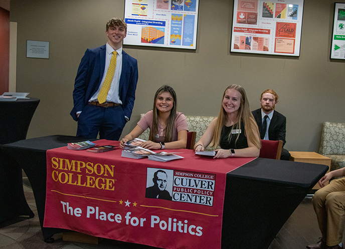 Students at Culver Lecture event