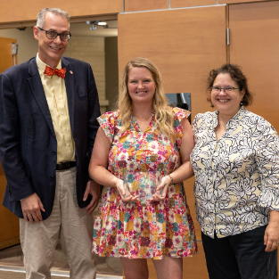 Simpson Staff Service to the College Award Chelsea Griener