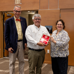 Simpson College Exemplary Teaching Award Daryl Sasser