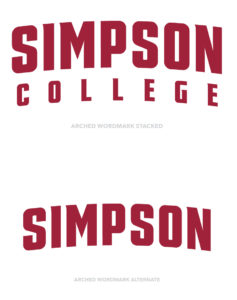 Simpson Arched Wordmark