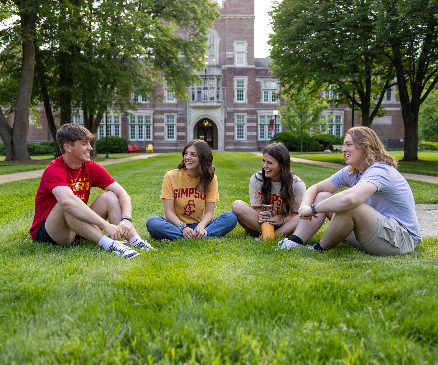 Students on Campus