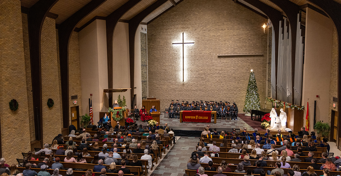 December 2023 Commencement in Smith Chapel