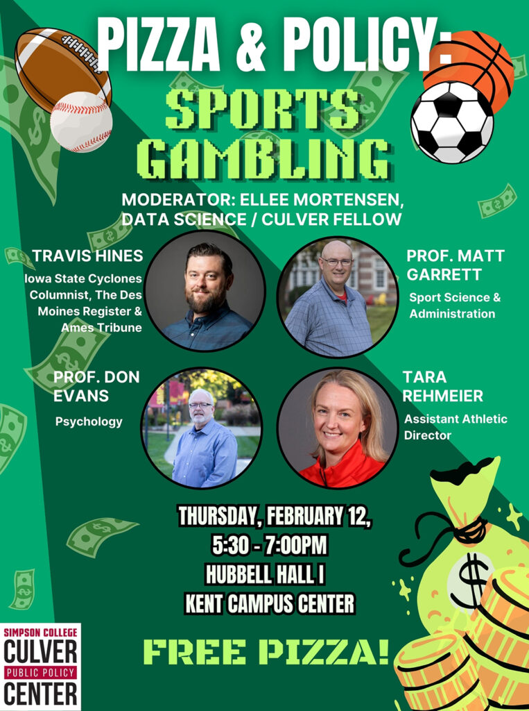 Pizza and Policy: Sports Gambling graphic