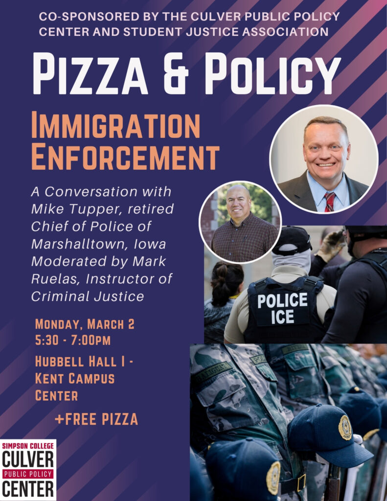 immigration enforcement event poster