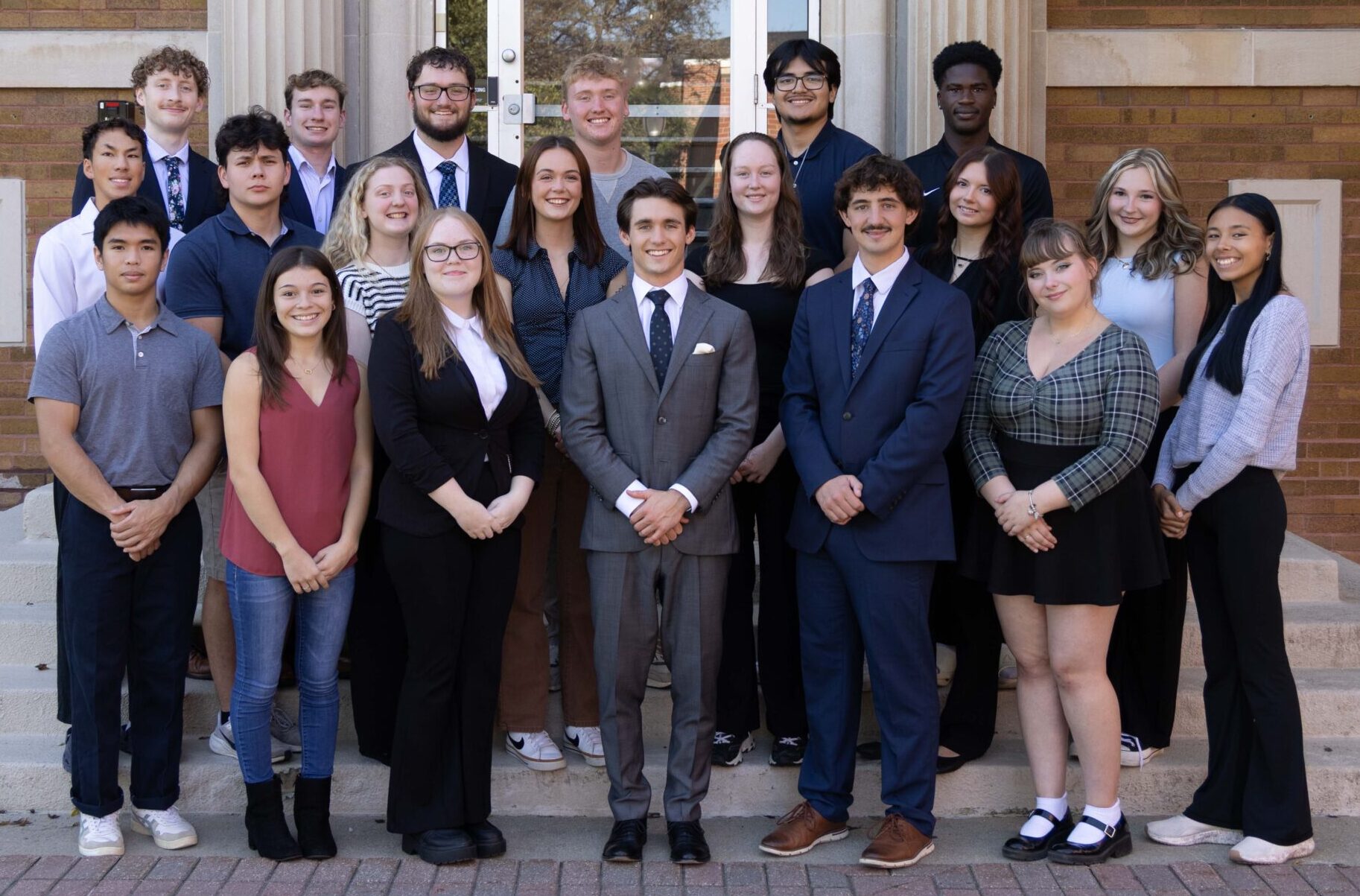 Group photo of Student Government Association members.