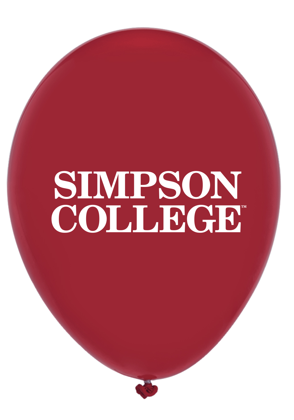 Balloon Red with White Logo