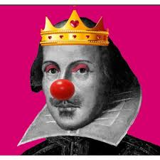 Shakespeare with a red nose